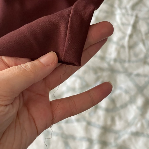 Wilfred Le Fou Laure Pant Maroon Color “Truffle” High Rise Work Business Pant 6 - Picture 11 of 11